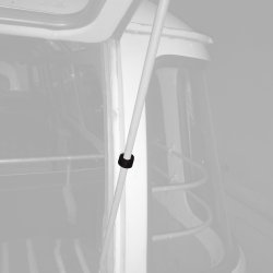 Gummi for bagklapholder og fodvarmeregulering