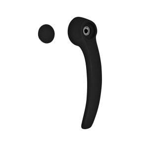 Indvendig hndtag for skydedr sort