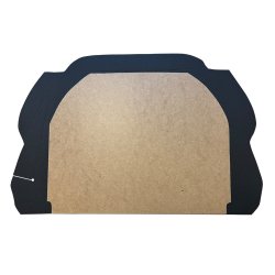 Bagagerum karrosseripap nederst