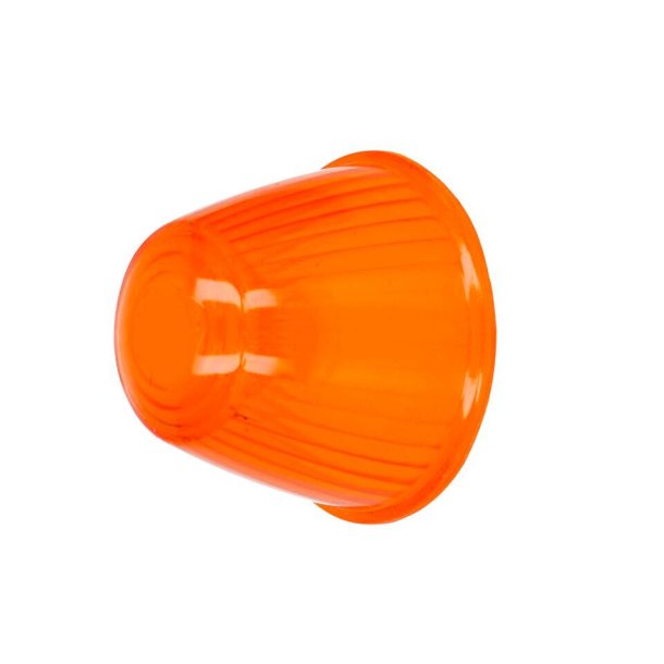 Lygteglas blink front rund orange - topkvalitet