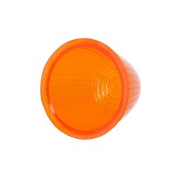 Lygteglas blink front rund orange - topkvalitet