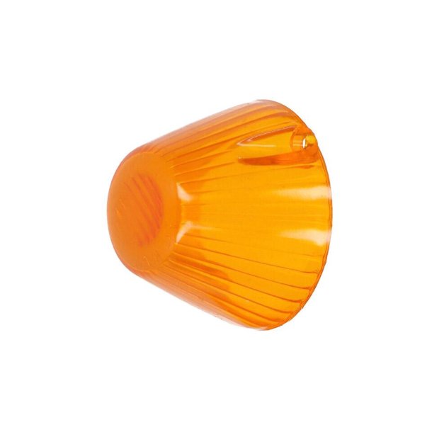 Lygteglas blink front rund orange