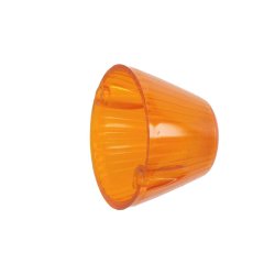 Lygteglas blink front rund orange