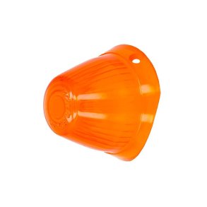 Lygteglas blink front rund orange - topkvalitet