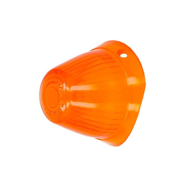 Lygteglas blink front rund orange - topkvalitet