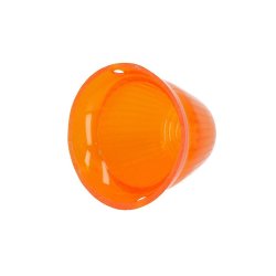 Lygteglas blink front rund orange - topkvalitet