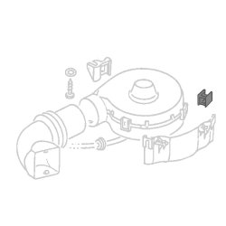 Gummiophng for blsermotor