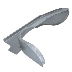 Sideplade motorrum venstre Baybus 72-79