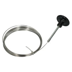 Kabel forklap m/ sort knop