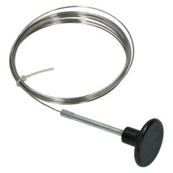 Kabel forklap m/ sort knop