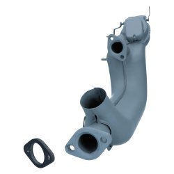 Varmekasse, til hjre,  indvendig 35 mm, med flange p udstdningssiden