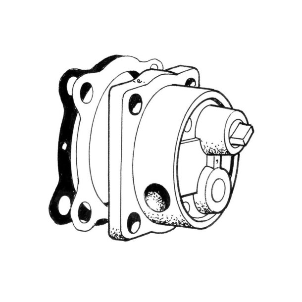 Oliepumpe High Flow, aluminium, Schadek