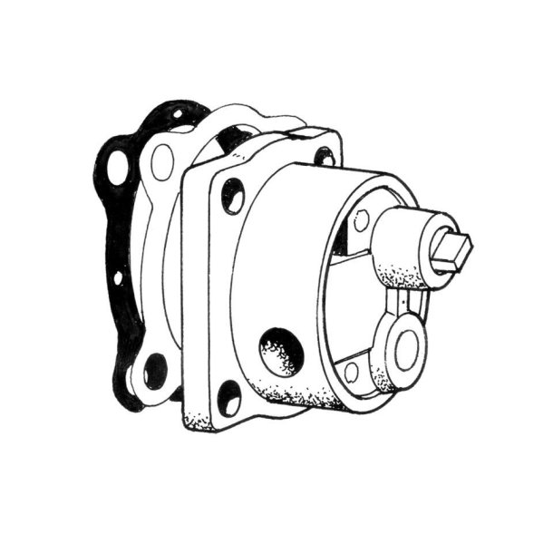 Oliepumpe High Flow, aluminium, Schadek