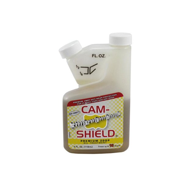 CAM SHIELD premium ZDDP 4 ounce (118 ml)