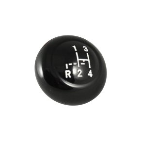 7mm sort gearknop - Vintage Speed