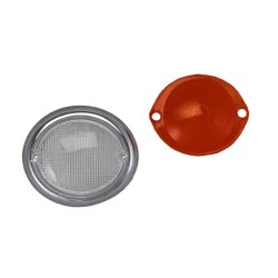 Lygteglas blink, hjre hvid