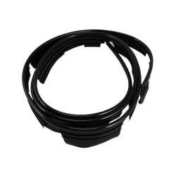 Skrmbnd sort (tk) med bolte og skiver til montering