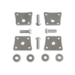 Monteringsplade benzintank, rustfrit stl, st med 4, Vintage Speed