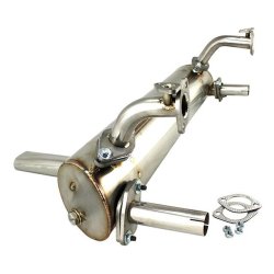 Udstdning, Vintage Speed, enkelt udstdning med varme, rustfrit stl, 25-30 hk