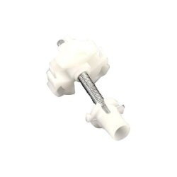 Justerskrue i midten, rektangulre forlygter, et pr. stk.