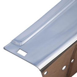 Forreste kofanger, 2,3 mm, crom - for gummi bande