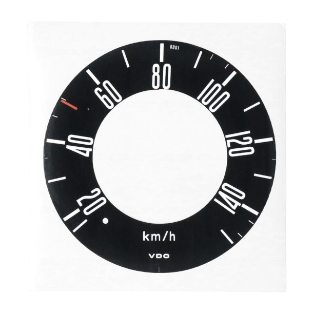 KM skala speedometer Bus 1973-79