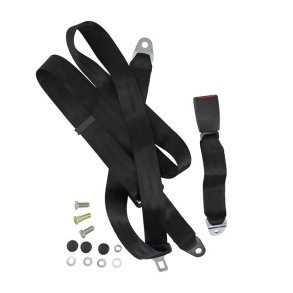 Sikkerhedssele 3-punkts sort, universal