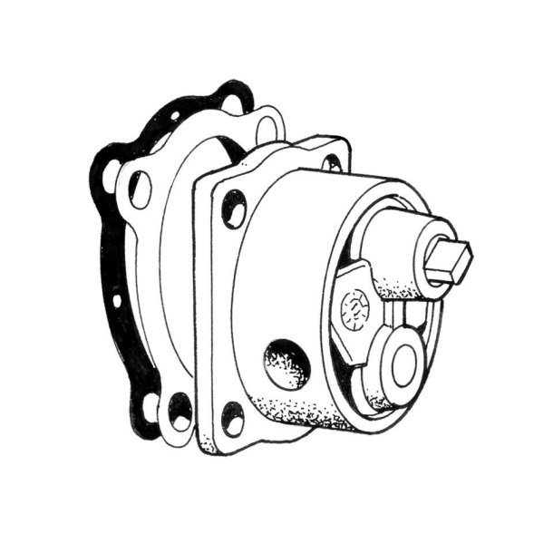 Oliepumpe standard, aluminium, Schadek