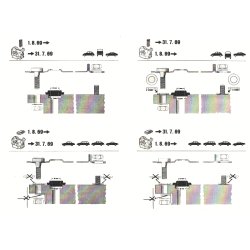 Oliek�ler adapter pakningss�t, 8 mm til 10 mm