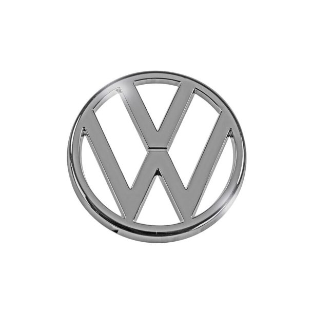 VW emblem foran crom - 95mm (original)