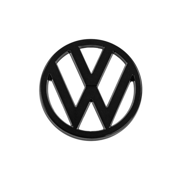 VW-logo foran sort - 95mm (original)