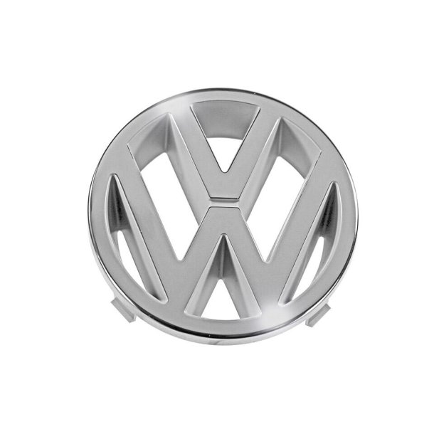 VW emblem foran crom - 125mm (original)