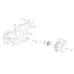 Flangering for blserhjul Type 4 motorer