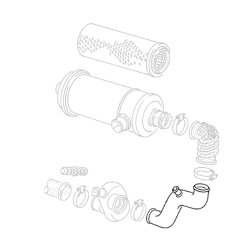 Forbindelsesrr til turbo T3/T25 JX