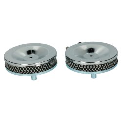 Forcromet luftfilter, dobbelt karburatorurator per par