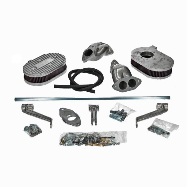 Manifolde og speedertr�k for ICT karburatorer, Type 3 dobbelt port