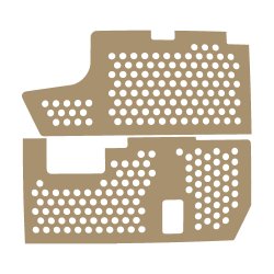 Plader for motorrumsisolering Baybus M.Type 4