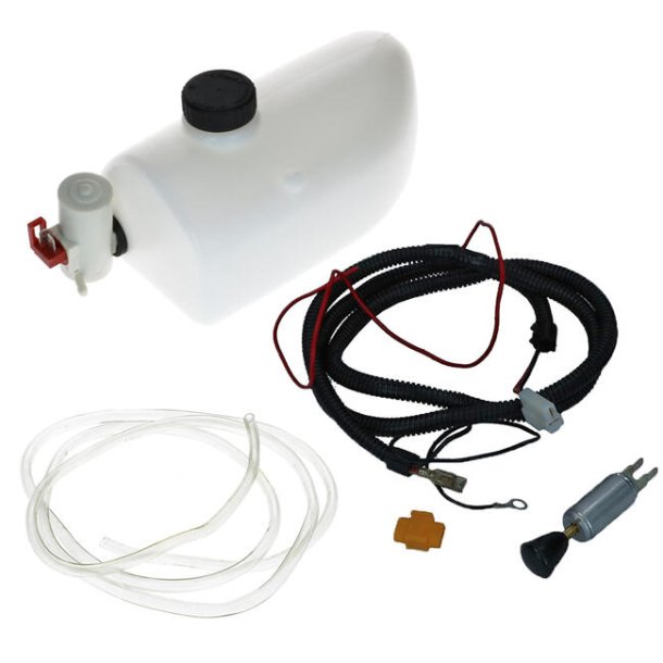 Sprinklerbeholder og pumpe 12 volt