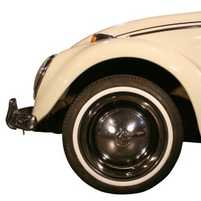 Dksider, hvide (smalle) 16 tommer pr 4