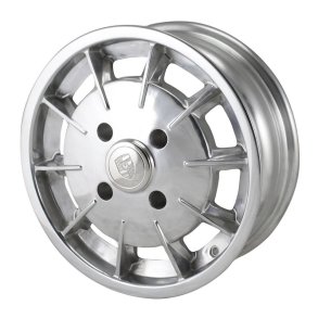 Gasburner, poleret4 huller (4x130) ET 22