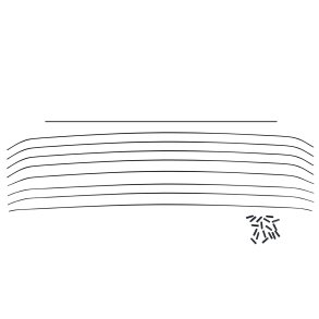 Stnger for Loftbetrk bus 9 stk.