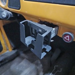 Telefonholder p� askeb�ger Bobbel 58 og frem Sort