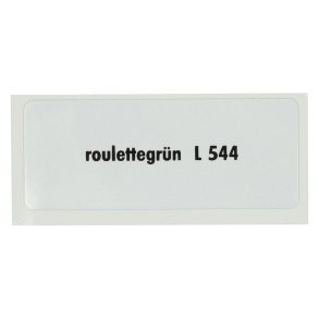 Sticker L 544, Roulette grn