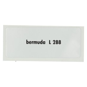 Sticker L 288, Bermuda bl