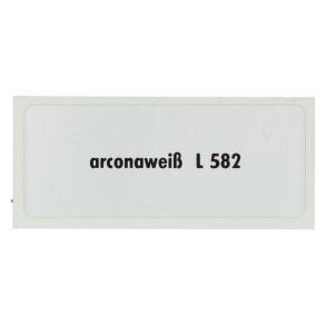 Sticker L 582, Arcona hvid