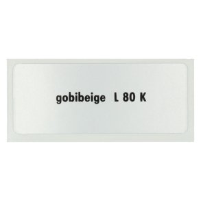 Sticker L 80 K, Gobi beige