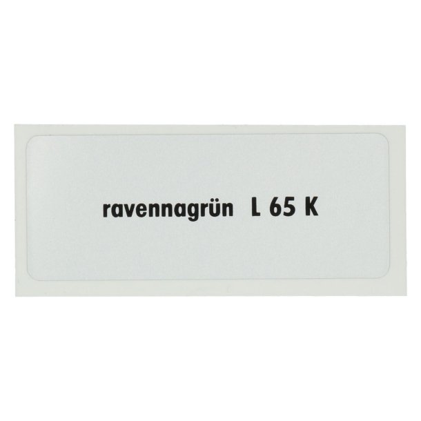 Sticker L 65 K, Ravenna grn