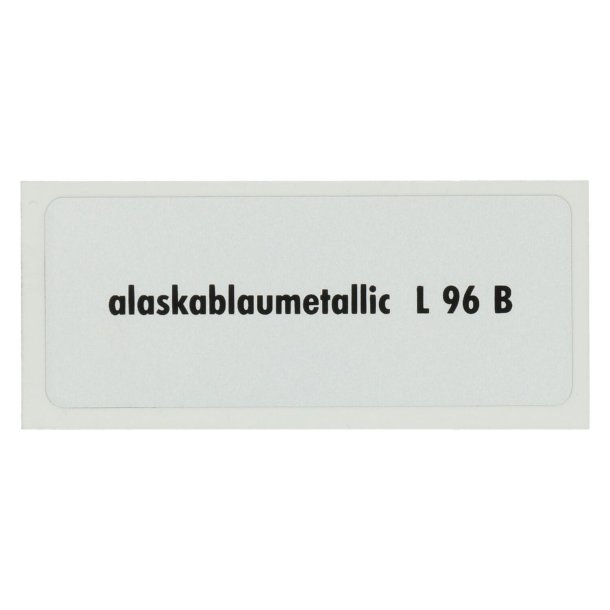 Sticker L 96 B, Alaska metalic