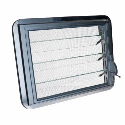 Westfalia jalousirude komplet venstre splitbus