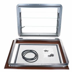 Westfalia jalousirude komplet venstre splitbus